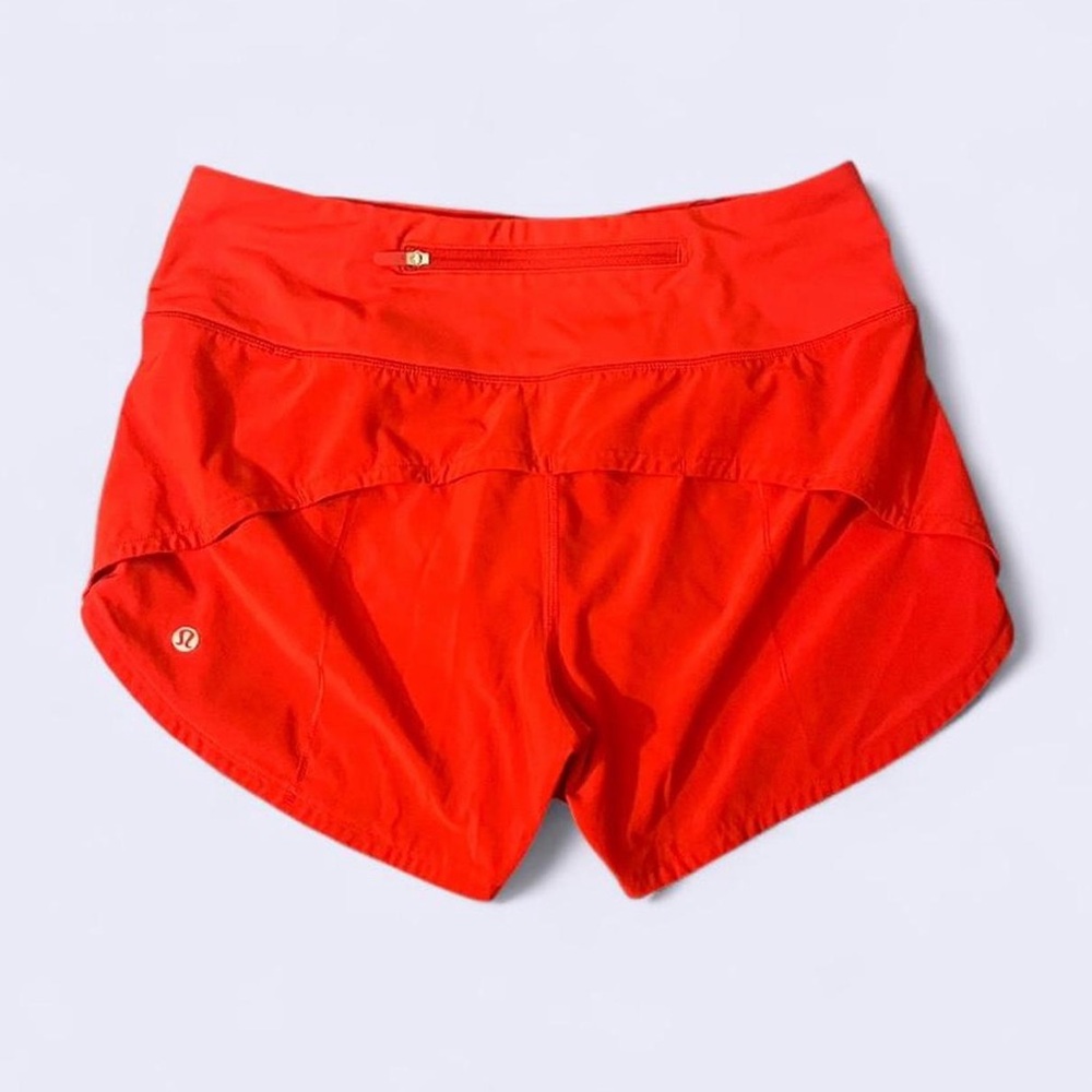 Lululemon Vibrant Red Athletic Shorts